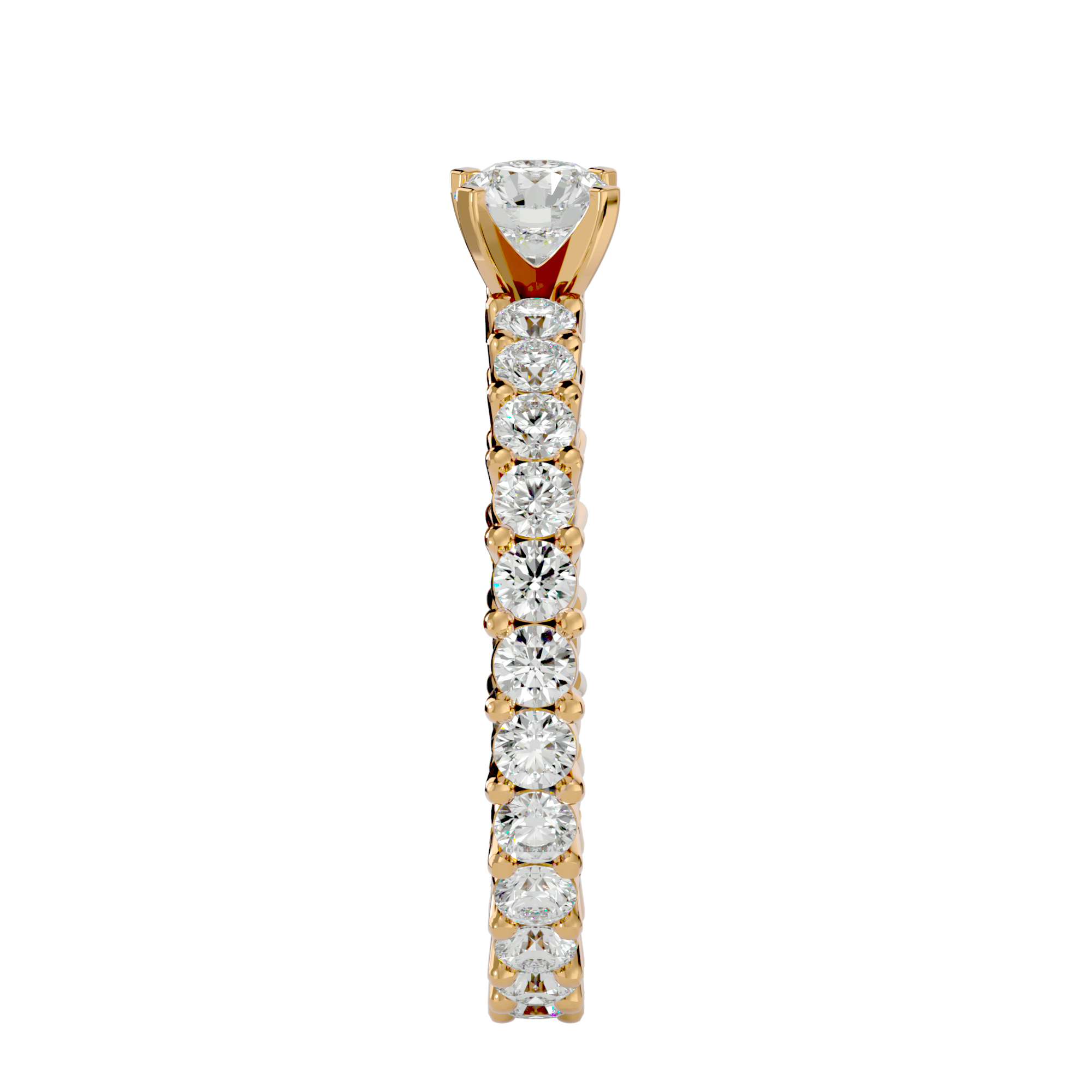 Tatum Solitaire Silver Ring