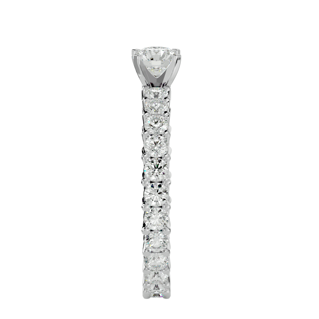 Tatum Solitaire Silver Ring