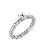 Tatum Solitaire Silver Ring