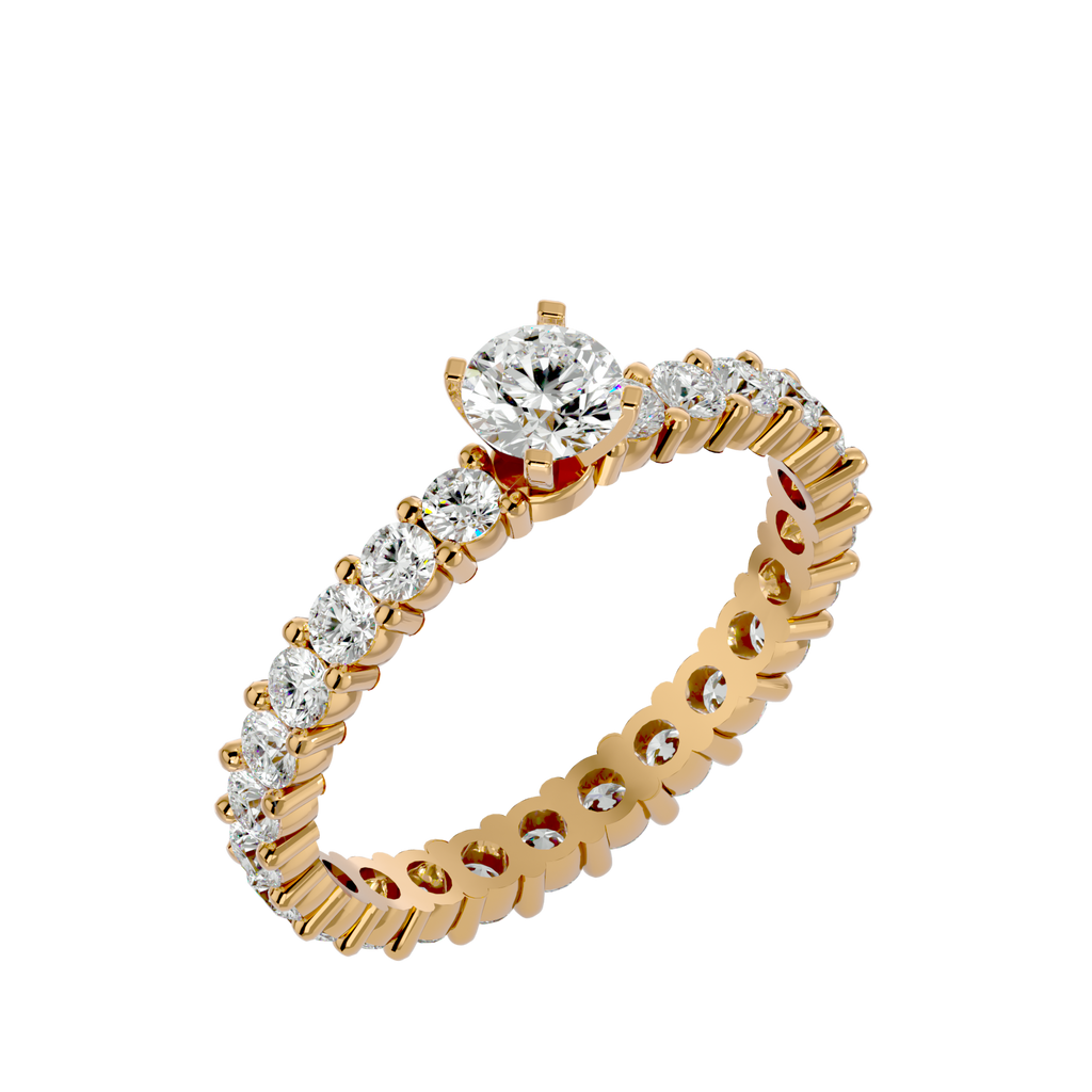 Tatum Solitaire Silver Ring