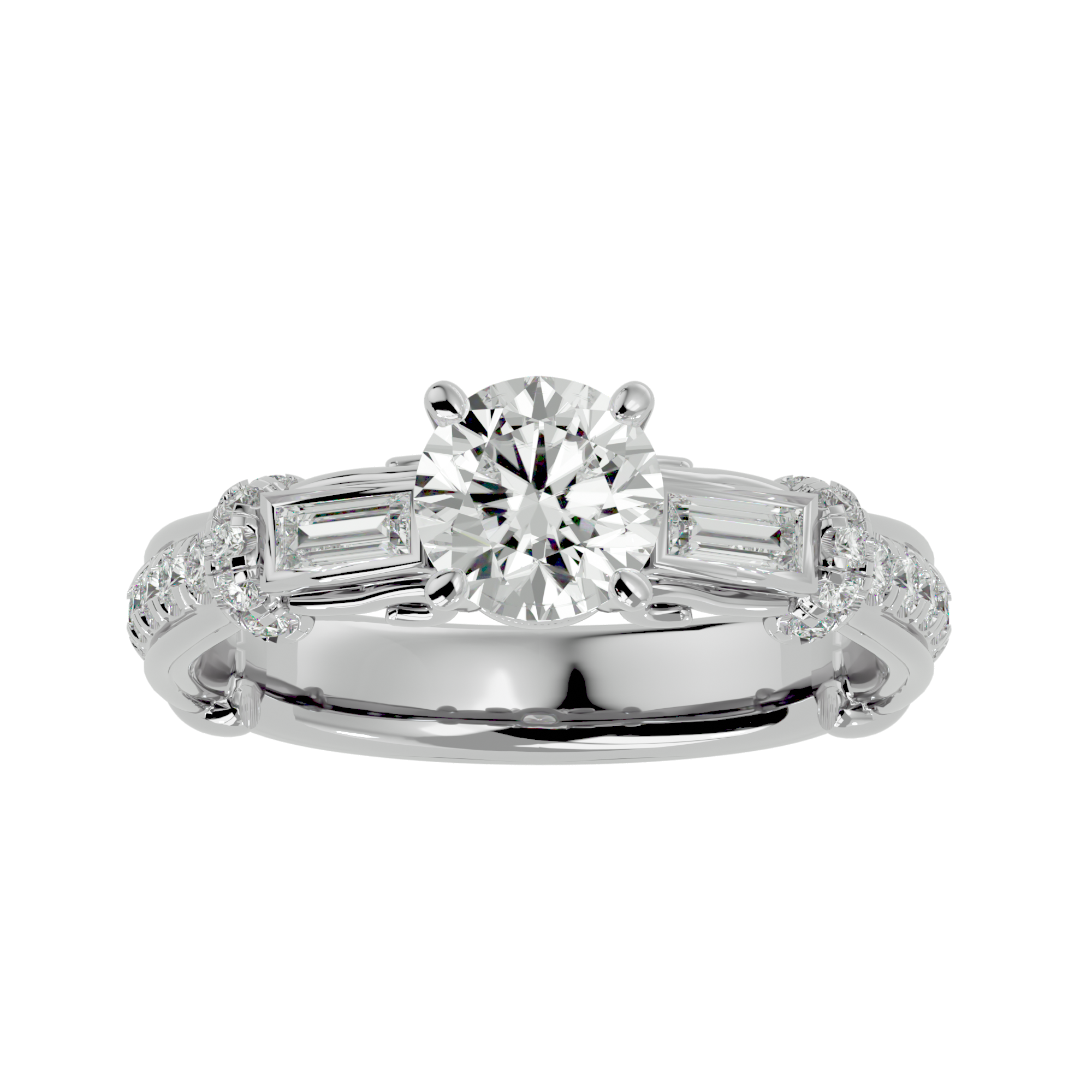 Janessa Solitaire Silver Ring