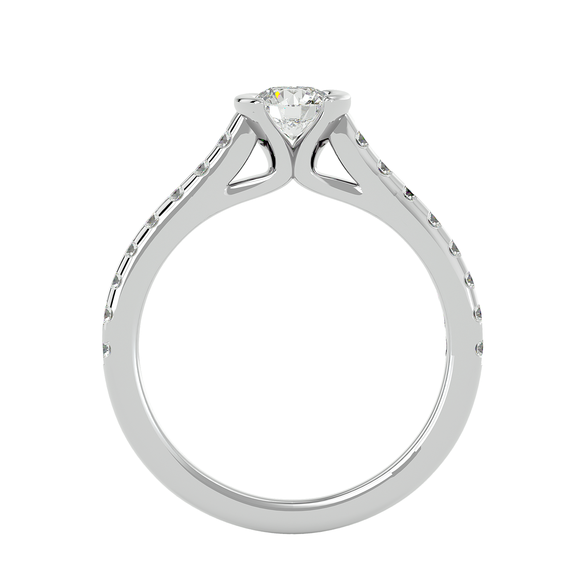 Demi Solitaire Ring
