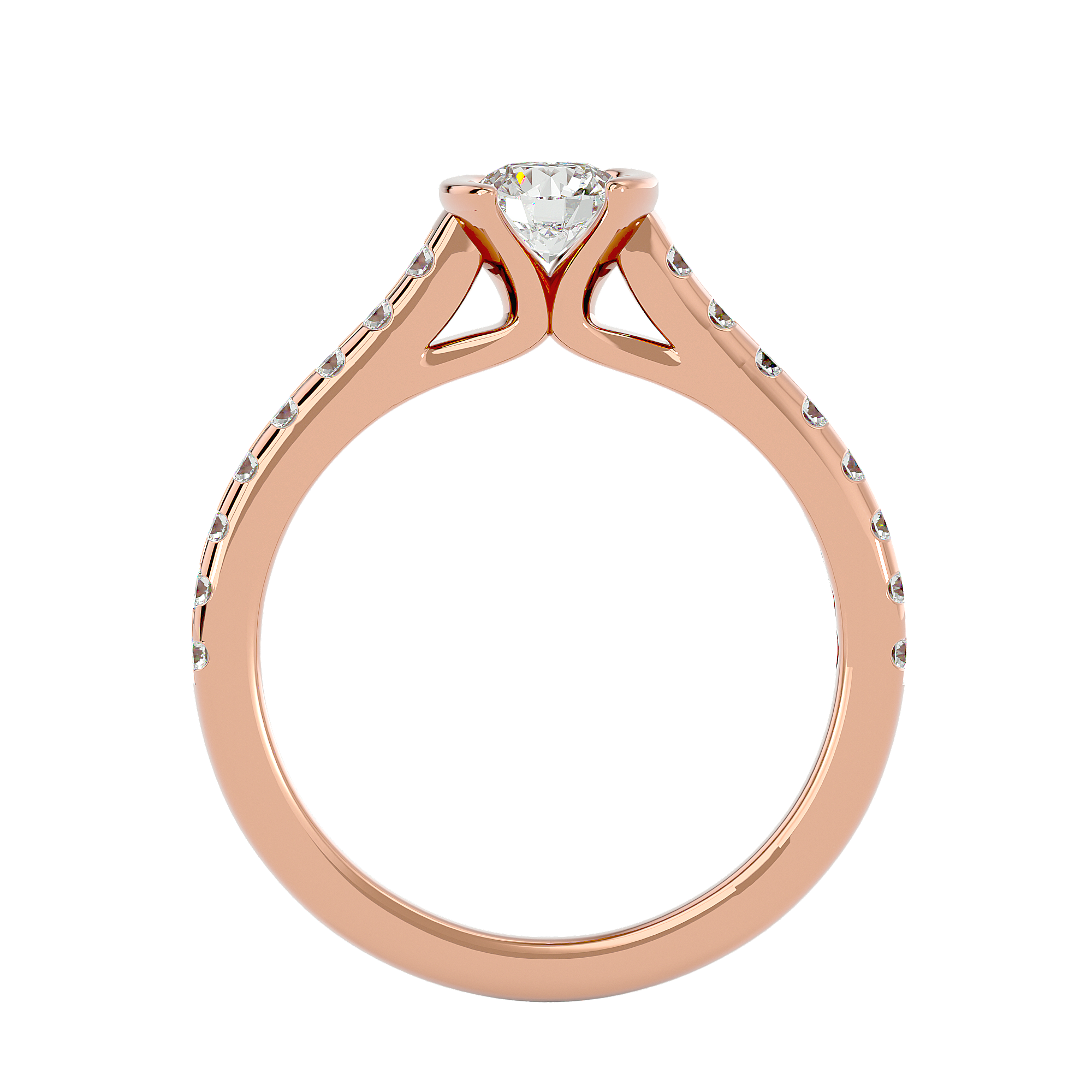 Demi Solitaire Ring