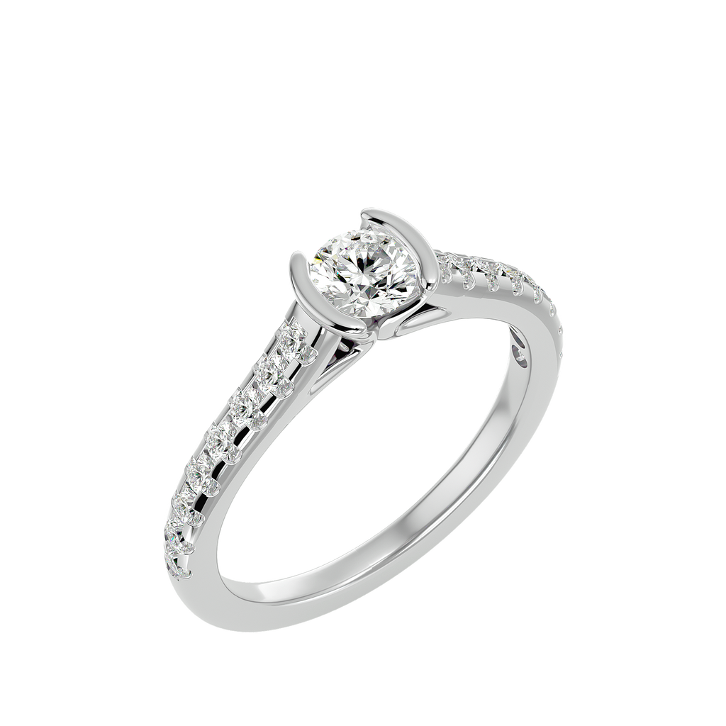 Demi Solitaire Ring