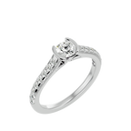 Demi Solitaire Ring