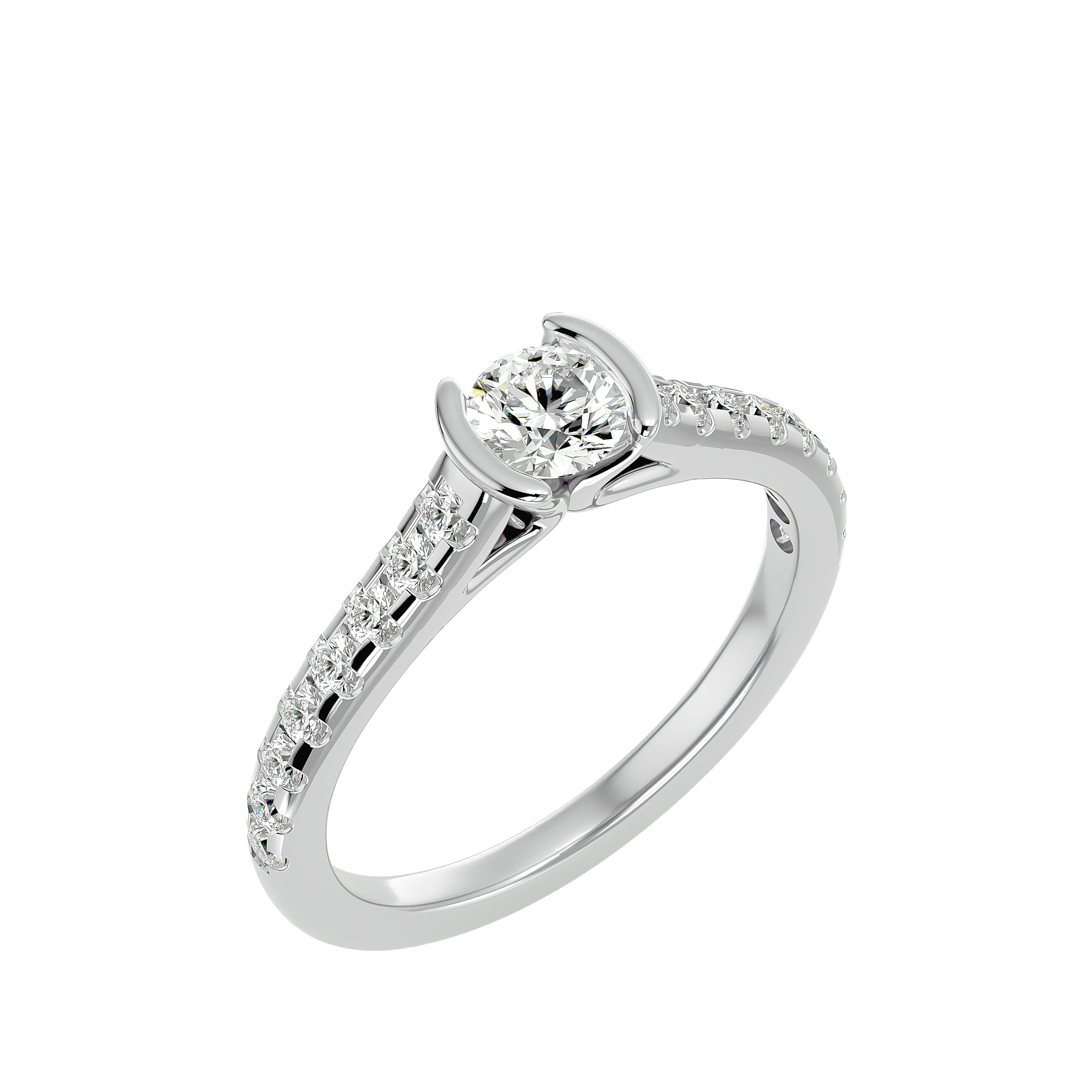 Demi Solitaire Ring