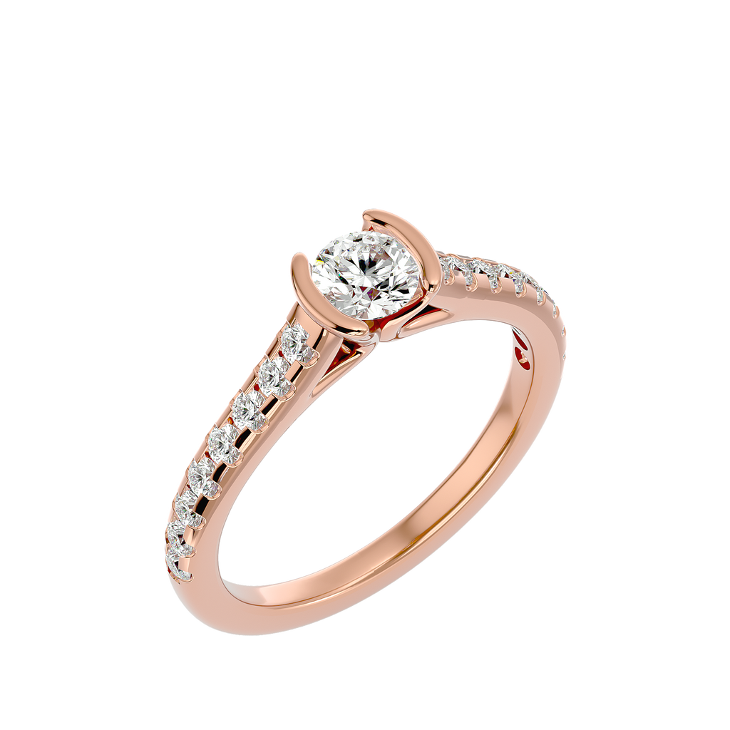 Demi Solitaire Ring
