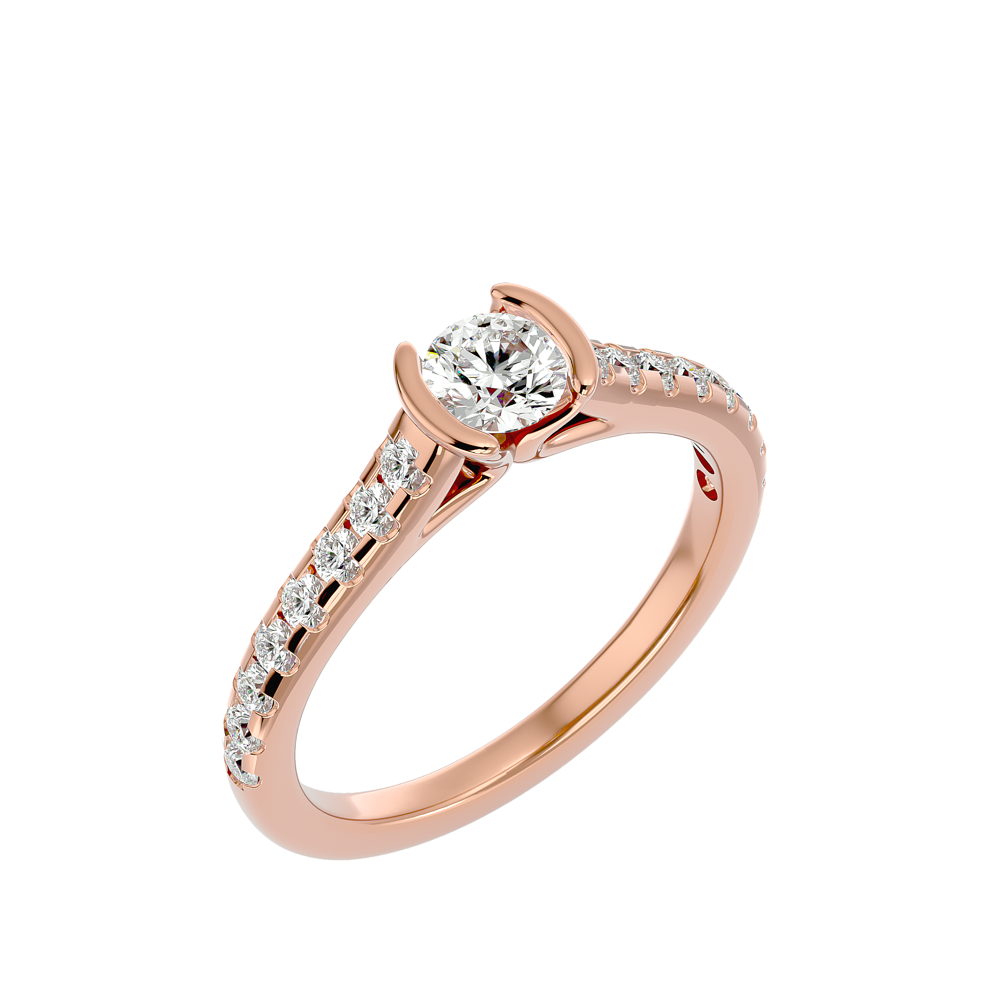 Demi Solitaire Ring
