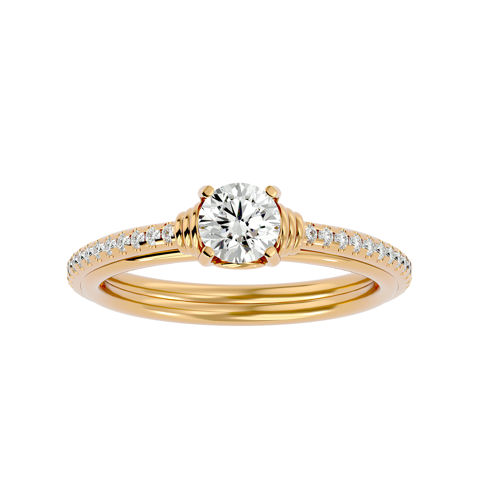 Jayden Solitaire Silver Ring