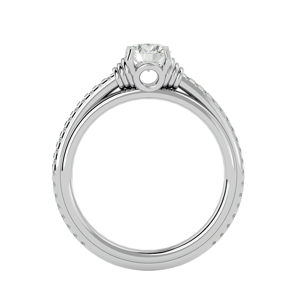 Jayden Solitaire Silver Ring