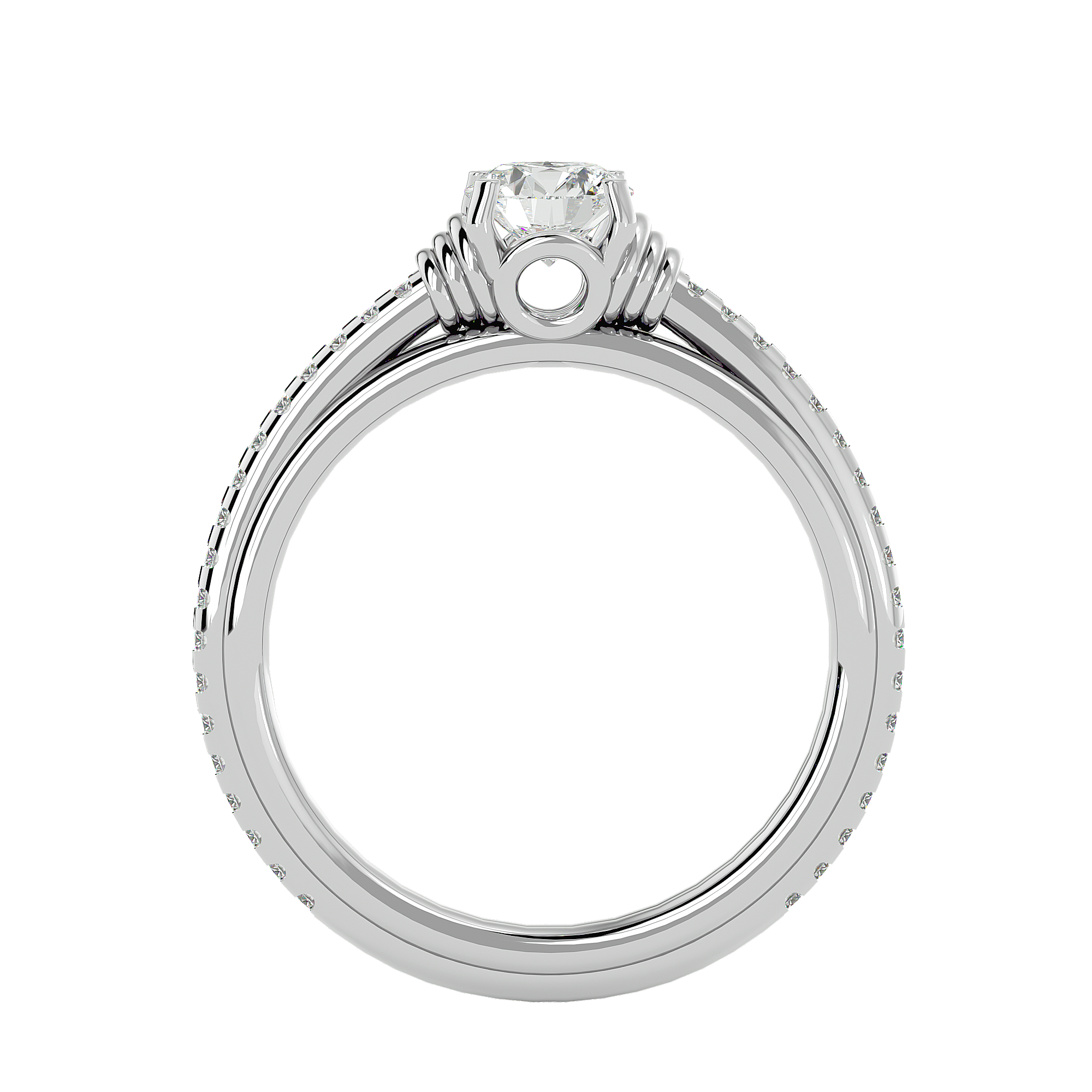 Jayden Solitaire Silver Ring