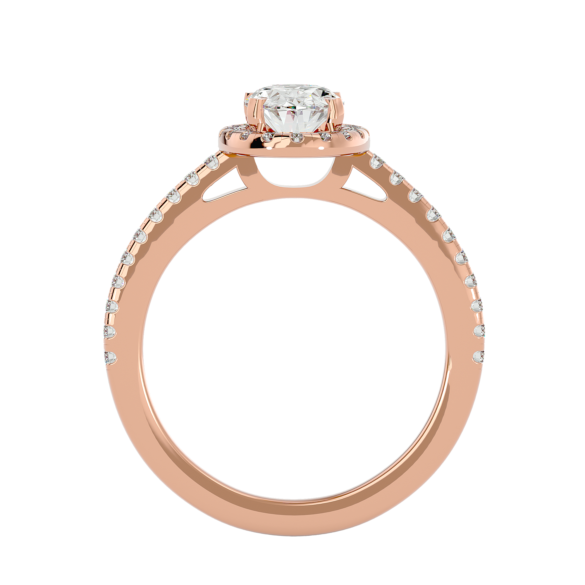 Scarlet Halo Ring