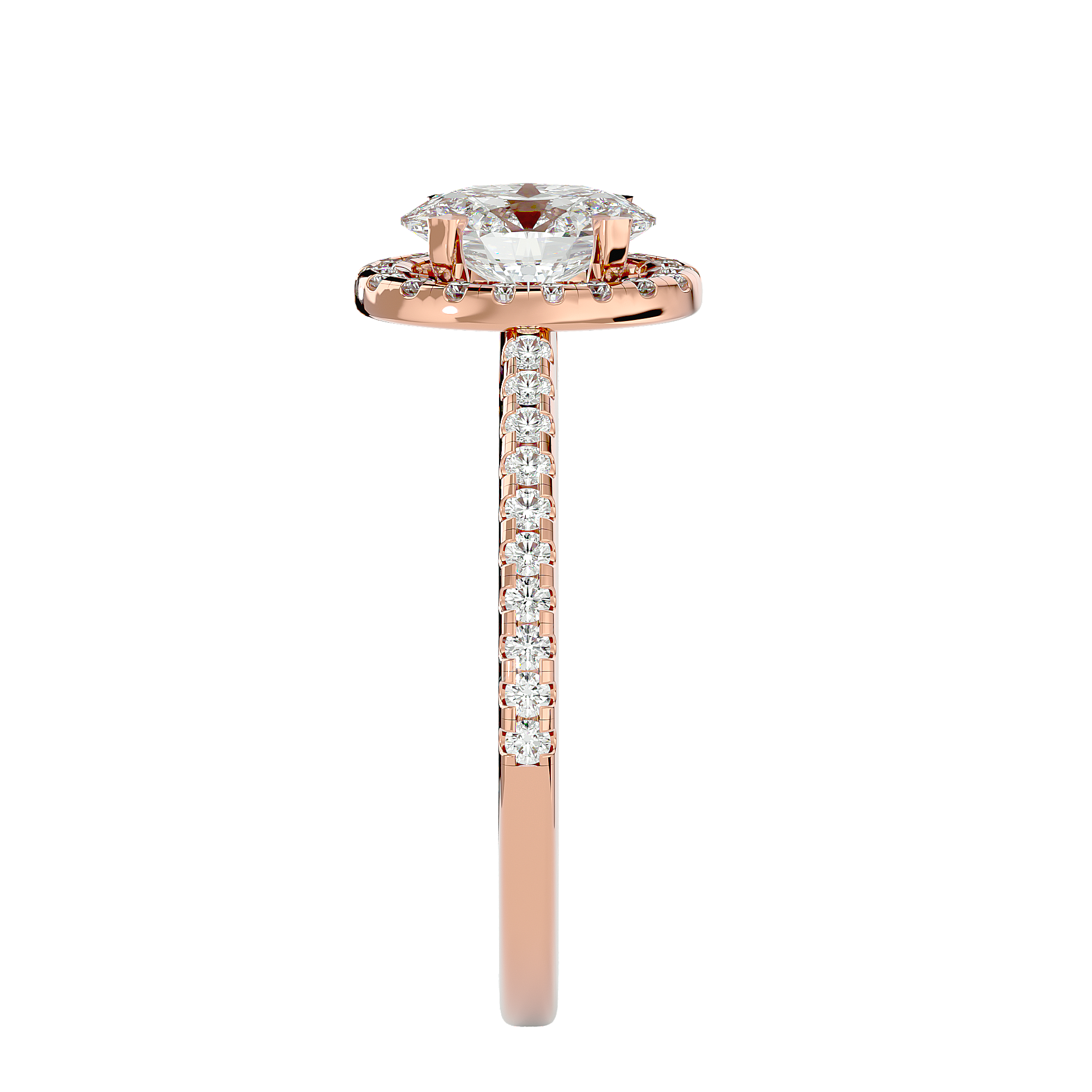 Scarlet Halo Ring
