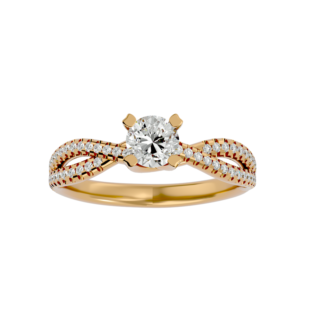 Dahlia Solitaire Ring