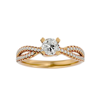 Dahlia Solitaire Ring