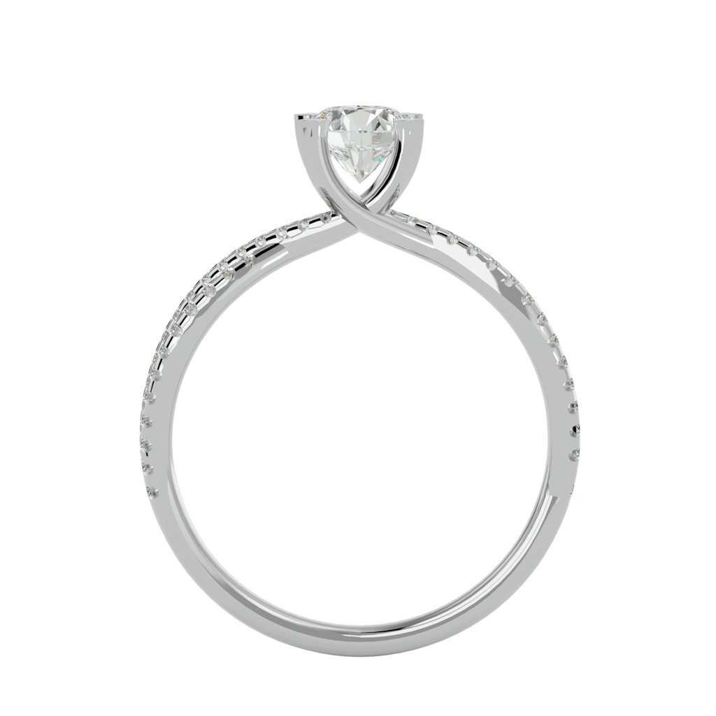 Dahlia Solitaire Ring