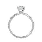 Dahlia Solitaire Ring