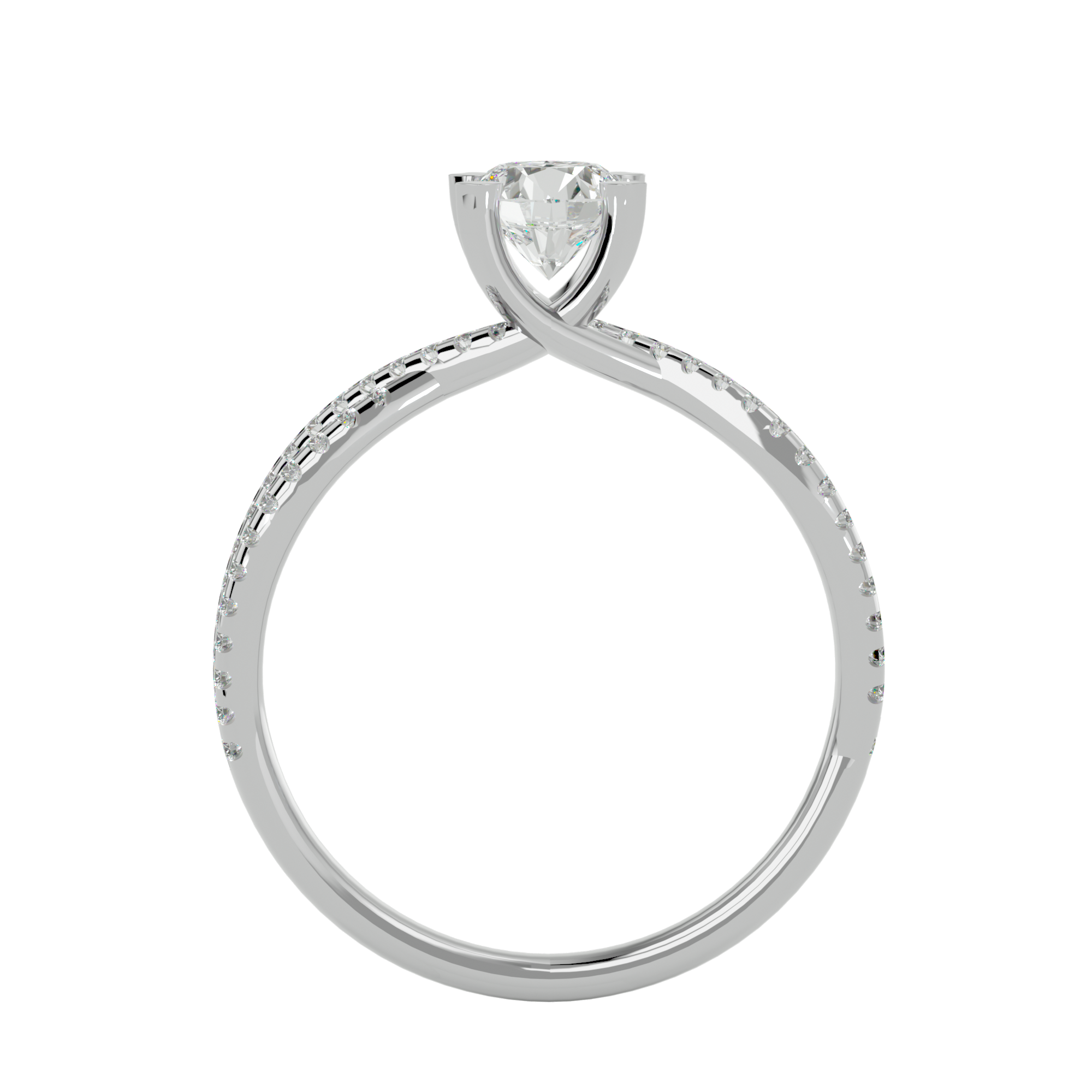 Dahlia Solitaire Ring