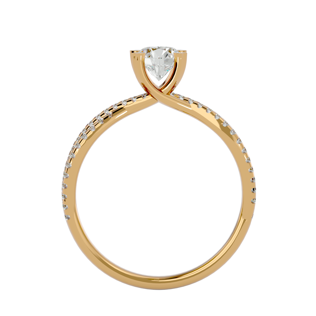 Dahlia Solitaire Ring