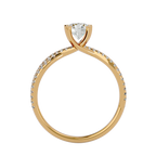 Dahlia Solitaire Ring