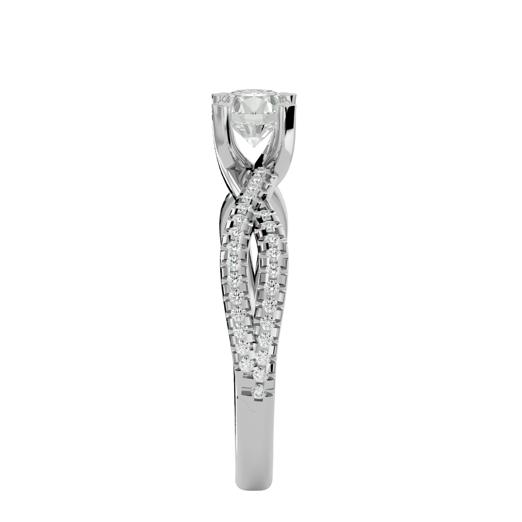 Dahlia Solitaire Ring