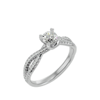 Dahlia Solitaire Ring