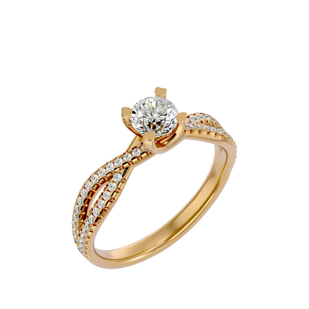 Dahlia Solitaire Ring