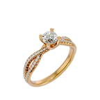 Dahlia Solitaire Ring