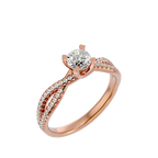 Dahlia Solitaire Ring