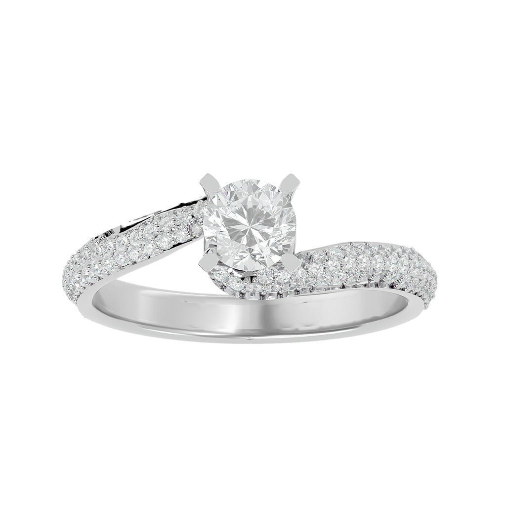 Annalise Solitaire Silver Ring