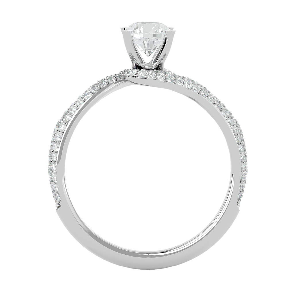 Annalise Solitaire Silver Ring