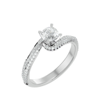 Annalise Solitaire Silver Ring
