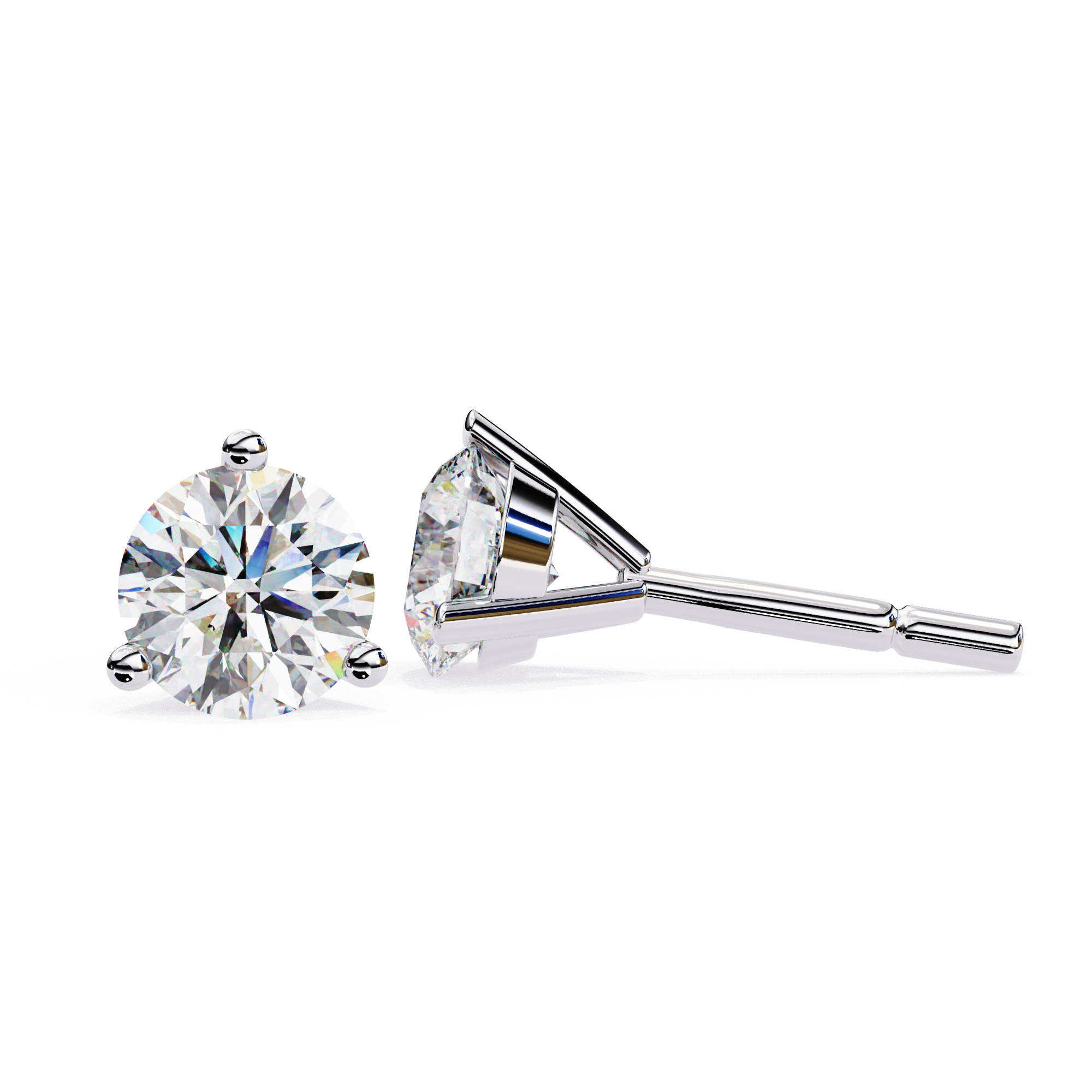 Winter Solitaire Earring