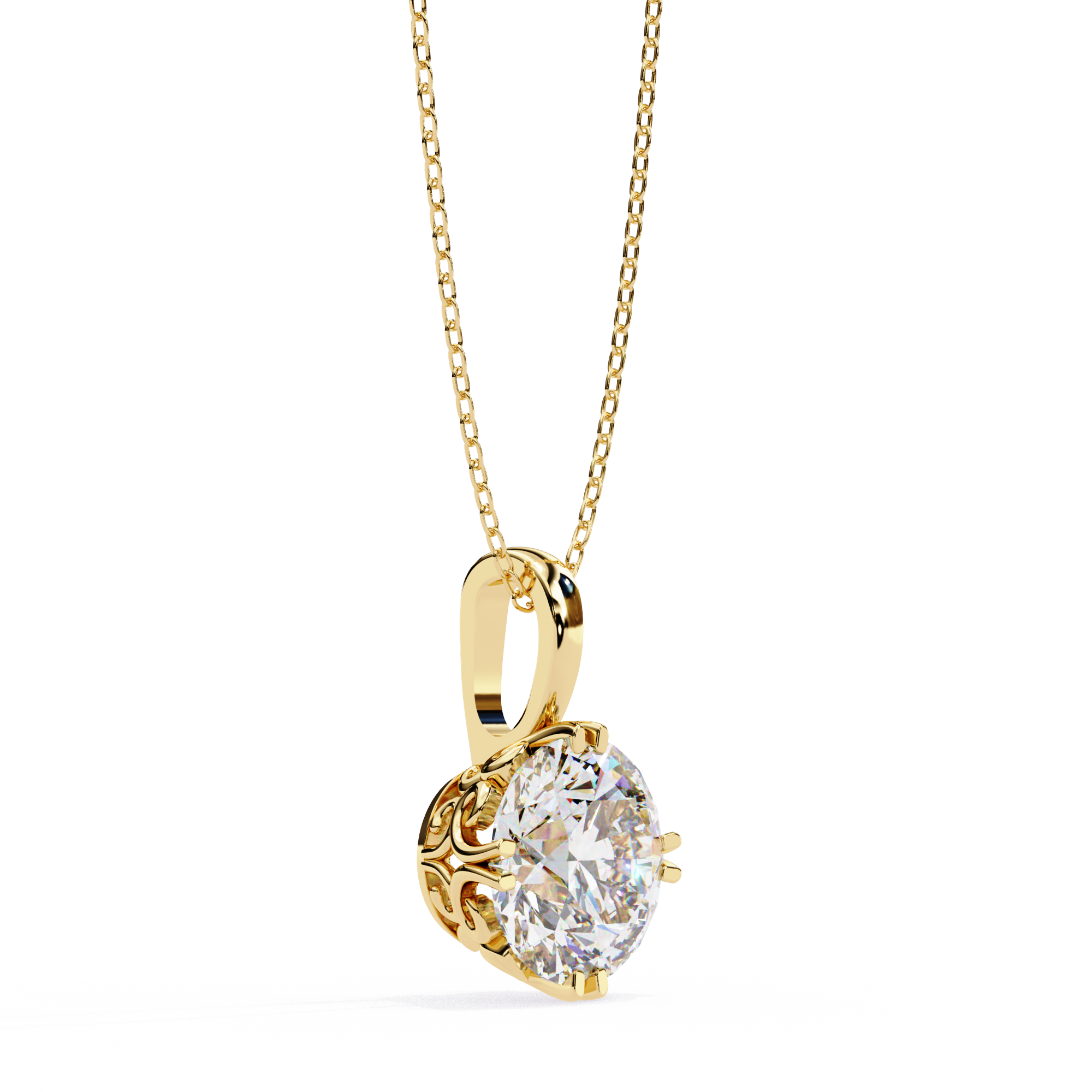 Emely Solitaire Pendant