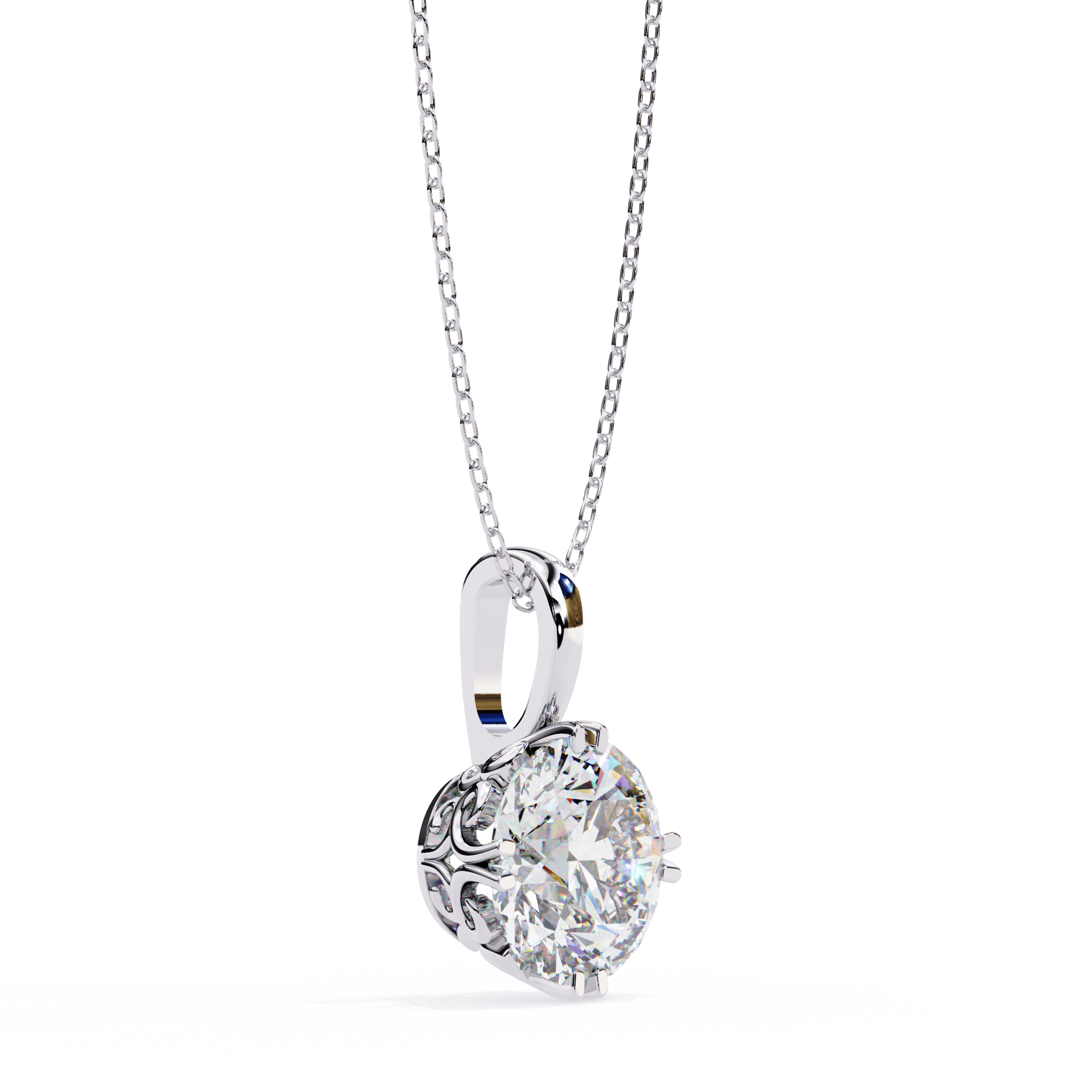 Emely Solitaire Pendant