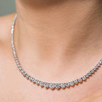 Zuri Tennis Silver Necklace