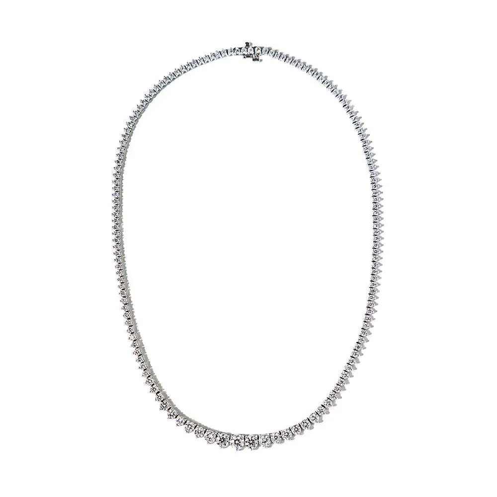 Zuri Tennis Silver Necklace