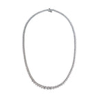 Zuri Tennis Silver Necklace