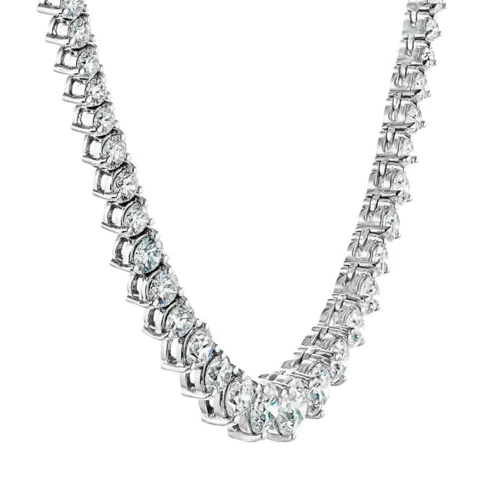 Zuri Tennis Silver Necklace