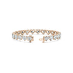 Adelynn Tennis Silver Bracelet
