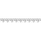 Adelynn Tennis Silver Bracelet