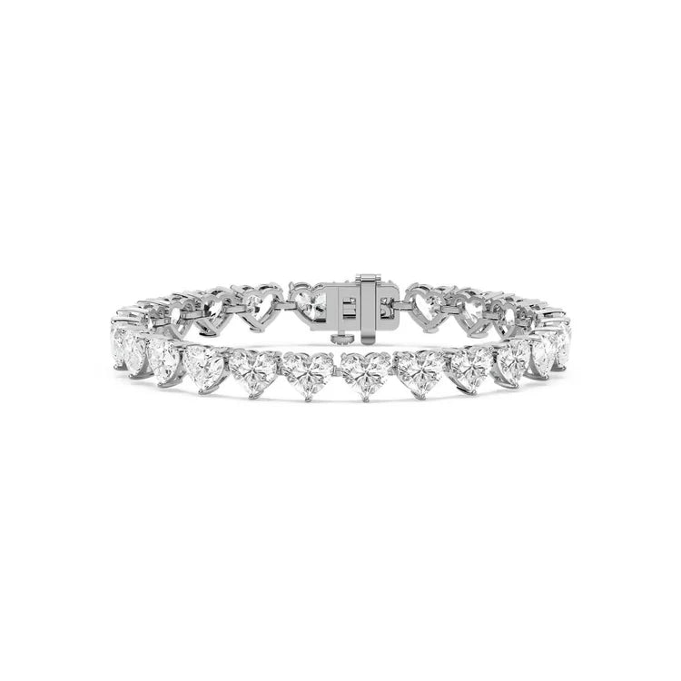 Adelynn Tennis Silver Bracelet