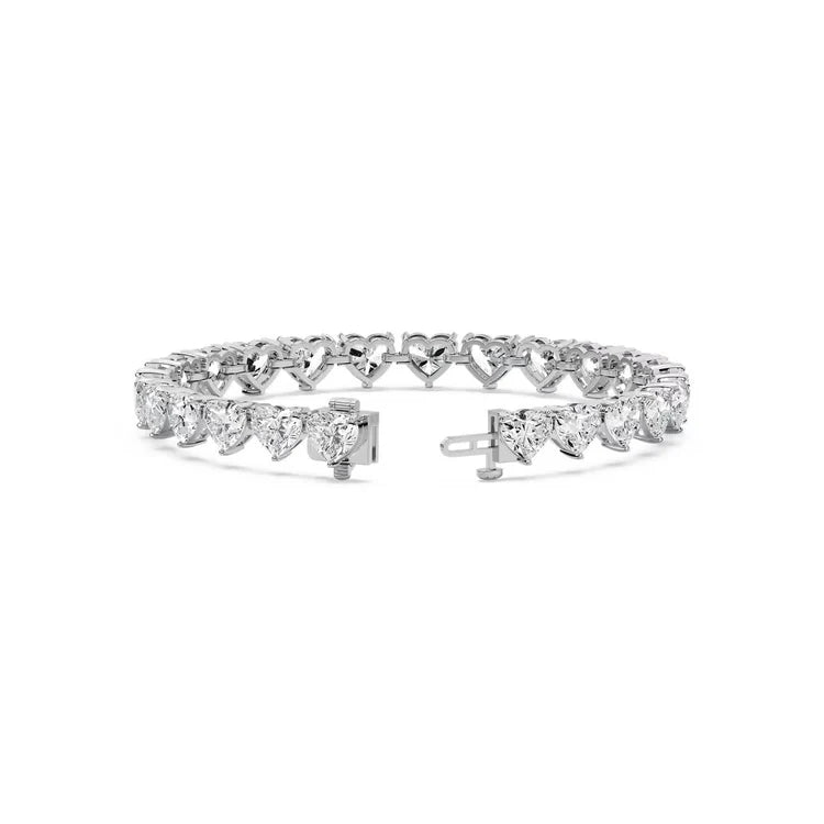 Adelynn Tennis Silver Bracelet