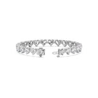 Adelynn Tennis Silver Bracelet