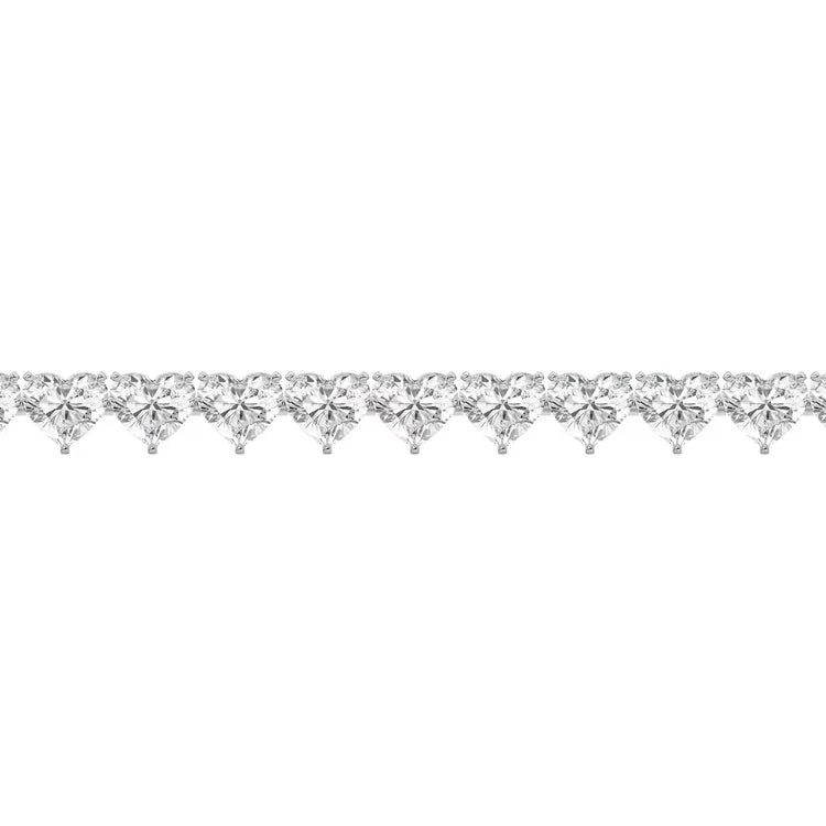 Adelynn Tennis Silver Bracelet