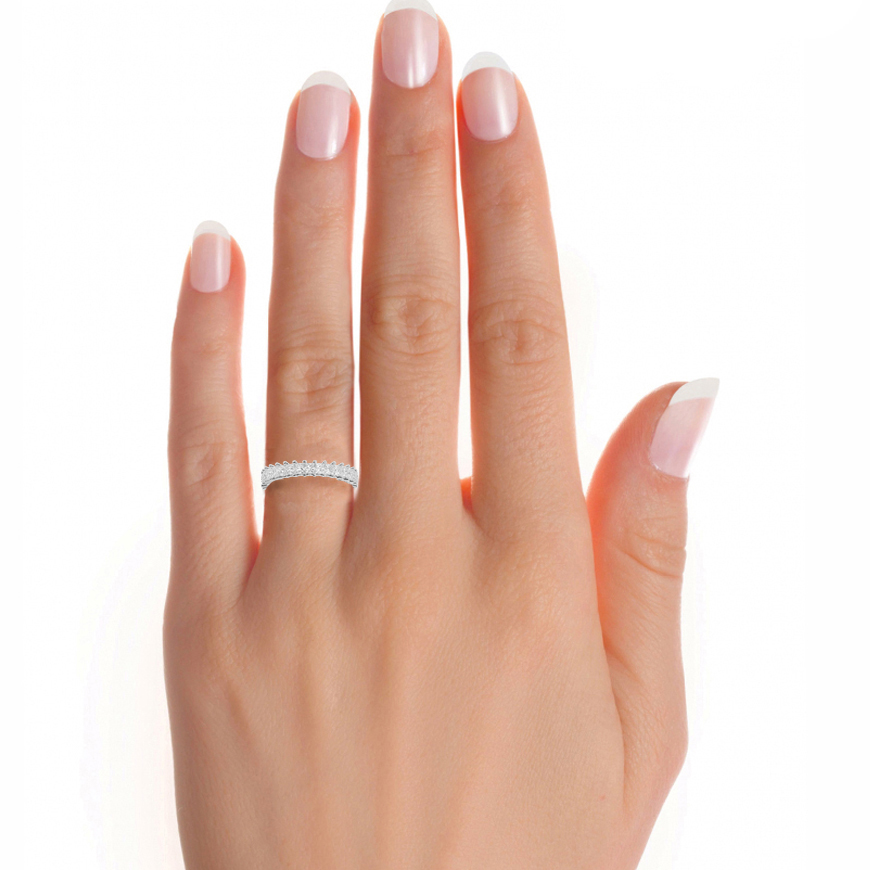 Fatima Eternity Silver Ring