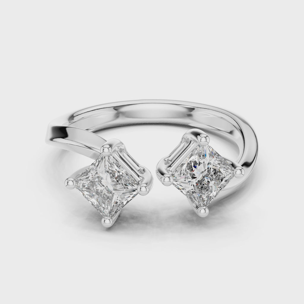 Novah Diamond Silver Ring