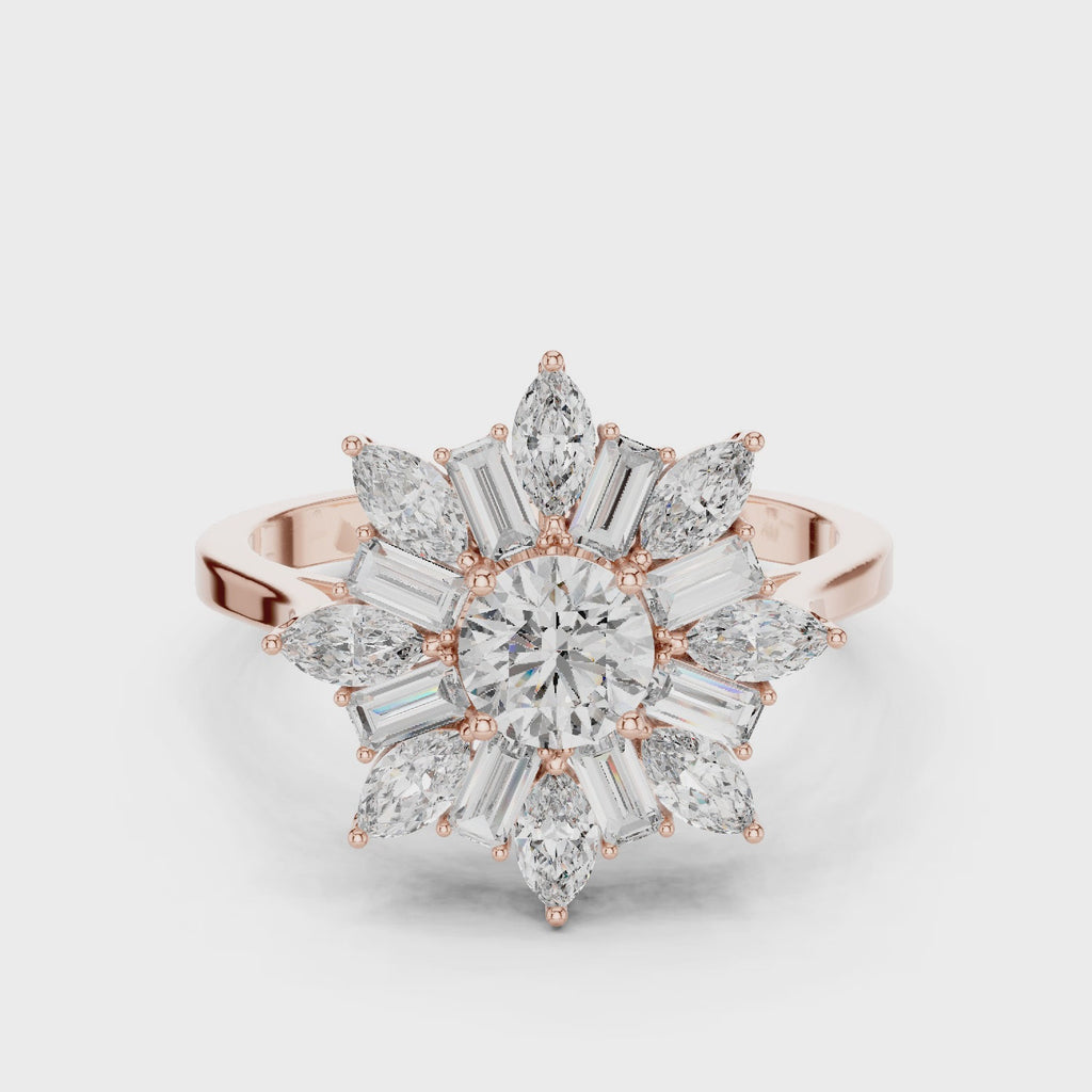 Kailyn Solitaire Silver Ring