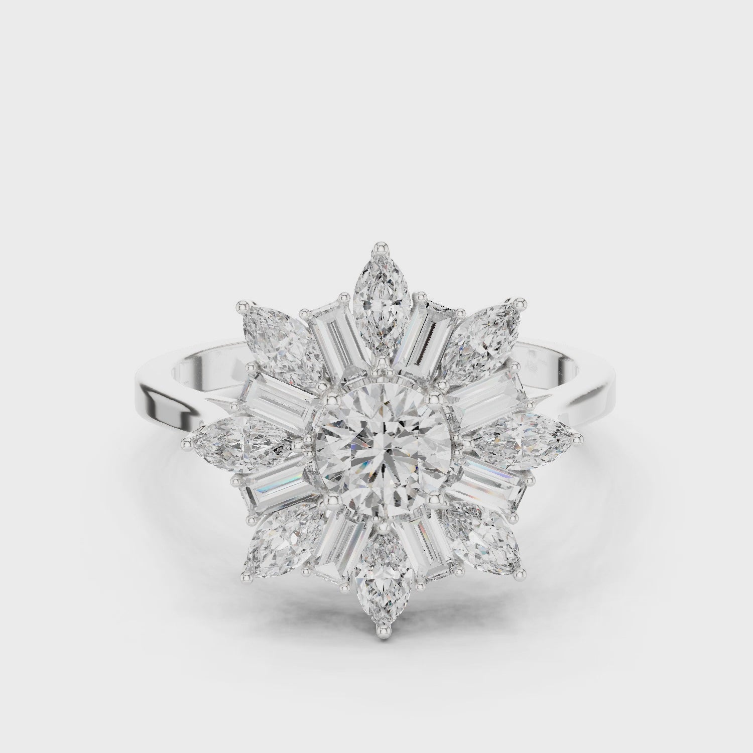 Kailyn Solitaire Silver Ring