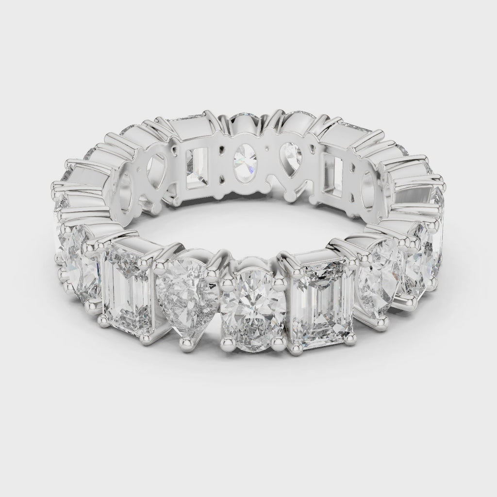 Valery Diamond Silver Ring
